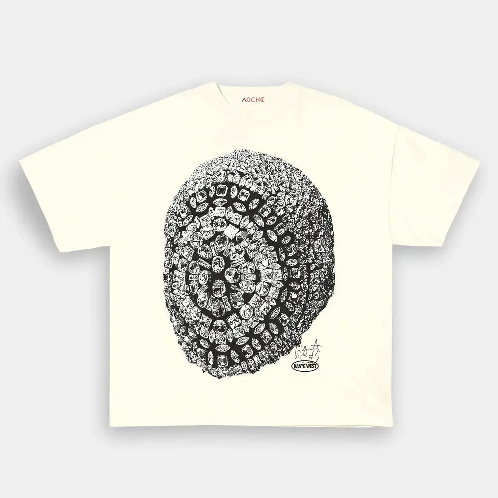 AQCHIC Margiela Mask Unisex Graphic Heavyweight Cotton Shirt