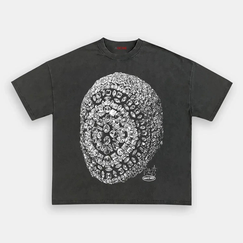 AQCHIC Margiela Mask Unisex Graphic Heavyweight Cotton Shirt