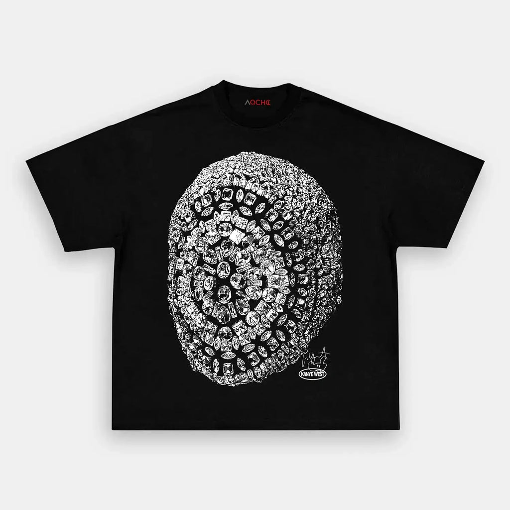 AQCHIC Margiela Mask Unisex Graphic Heavyweight Cotton Shirt