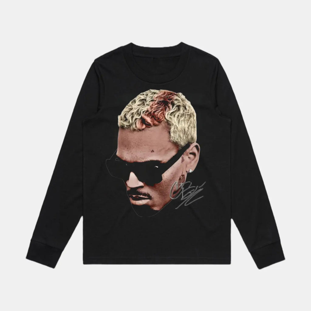 AQCHIC Chris Brown B4 Unisex Graphic Heavyweight Cotton Shirt