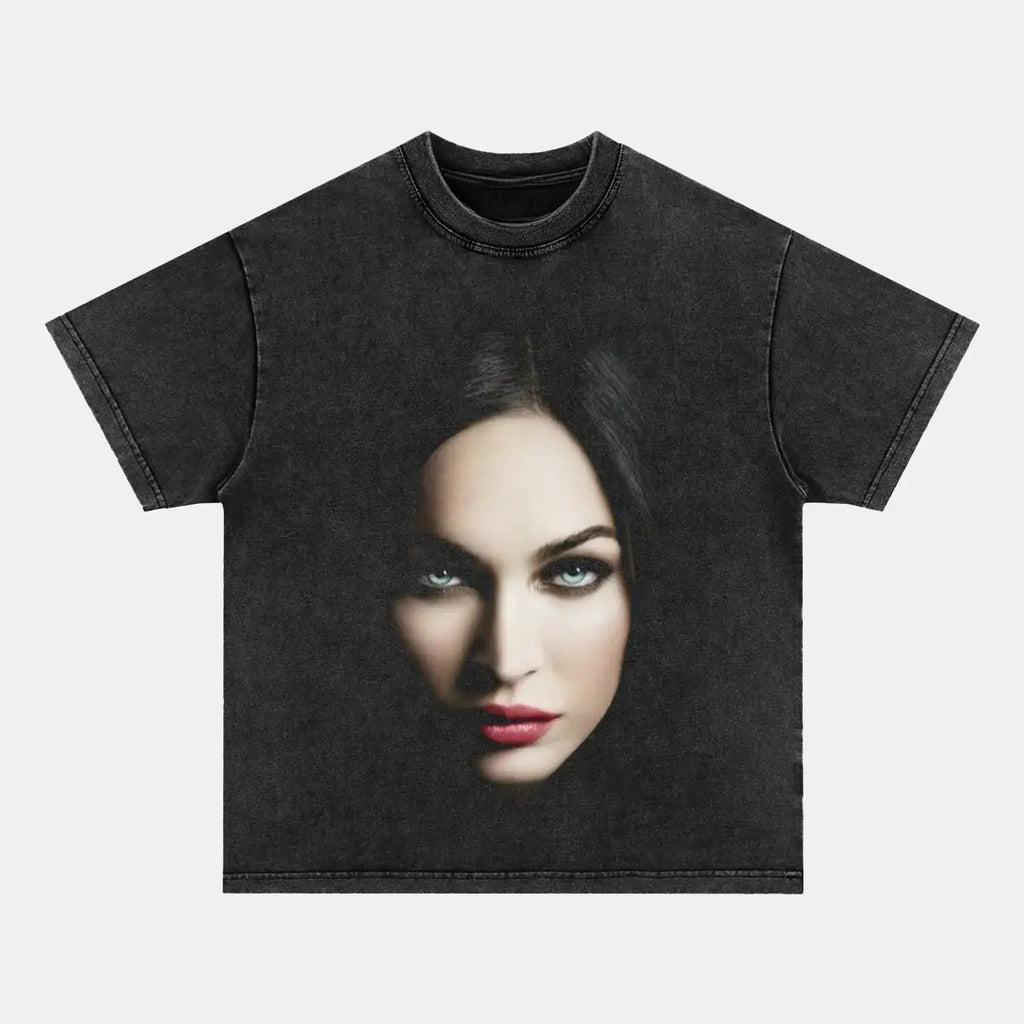 AQCHIC Megan Fox S19 Unisex Graphic Heavyweight Cotton Shirt