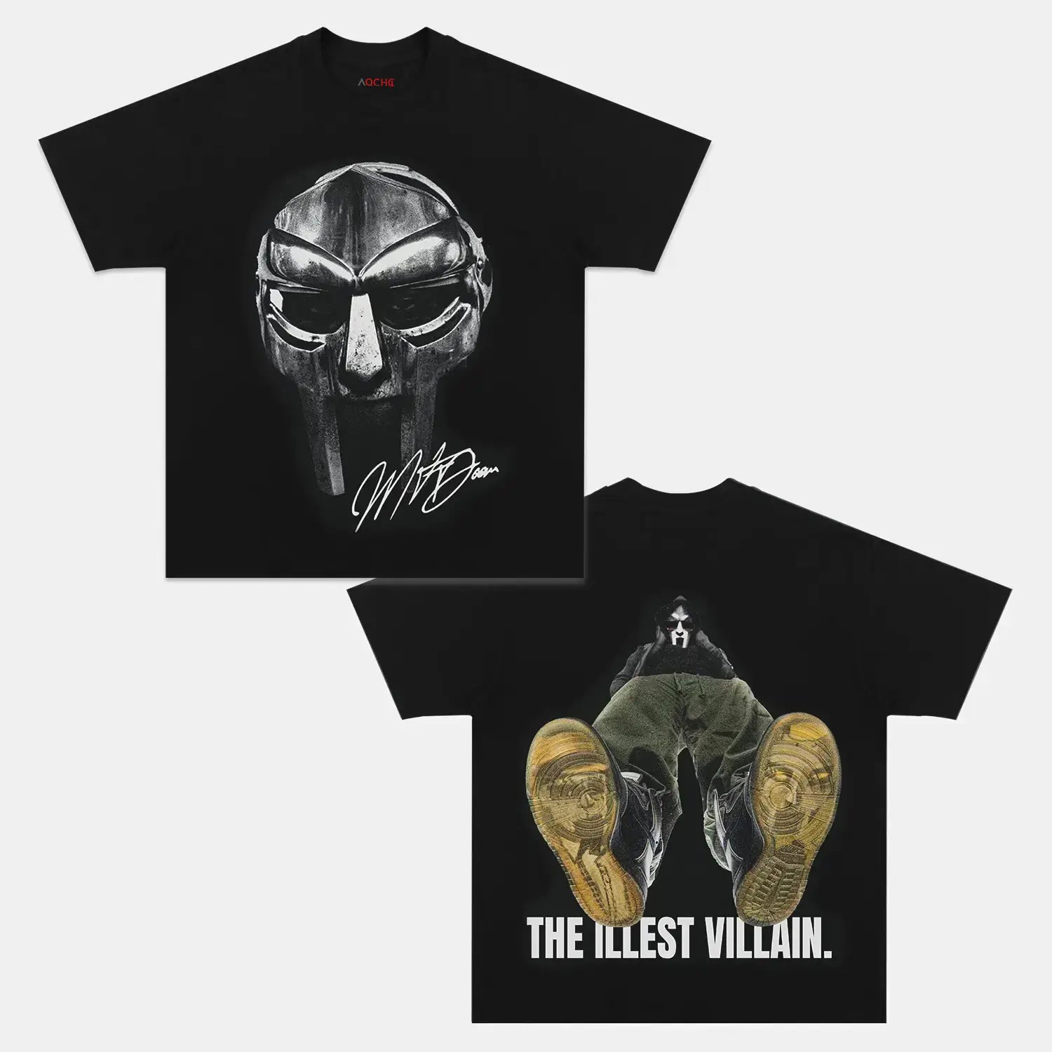AQCHIC MF DOOM Unisex Graphic Heavyweight Cotton Shirt