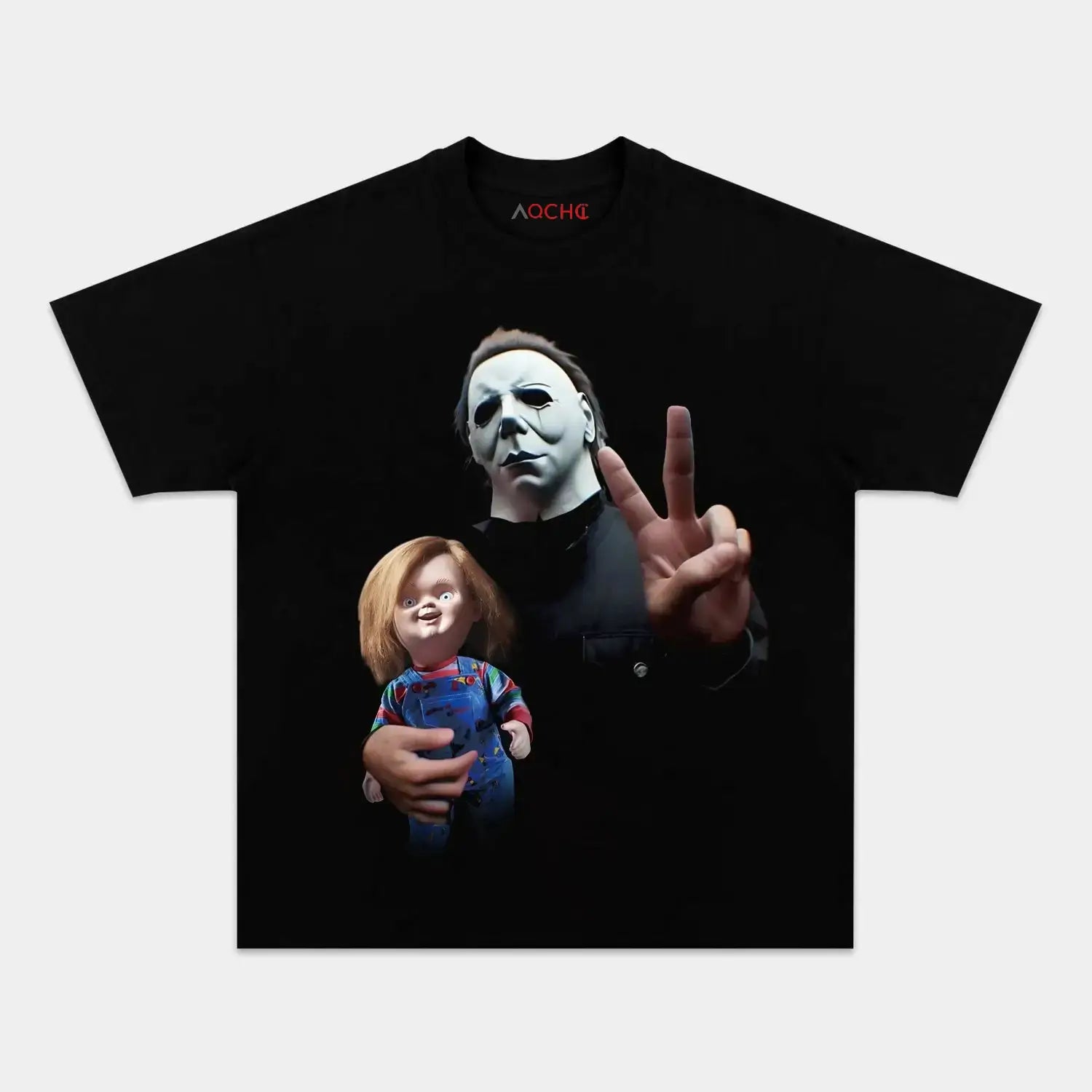 AQCHIC MICHAEL MYERS V3 Unisex Graphic Heavyweight Cotton Shirt