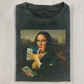 AQCHIC MONA LISA Unisex Graphic Heavyweight Cotton Shirt