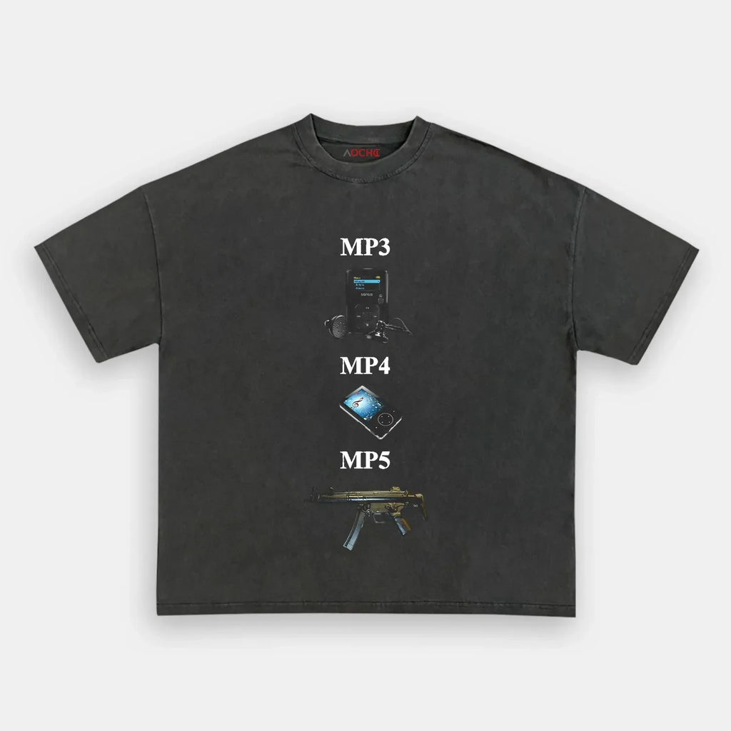 AQCHIC MP Series Unisex Graphic Heavyweight Cotton Shirt