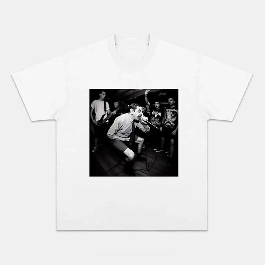AQCHIC Mr. Bean Unisex Graphic Heavyweight Cotton Shirt