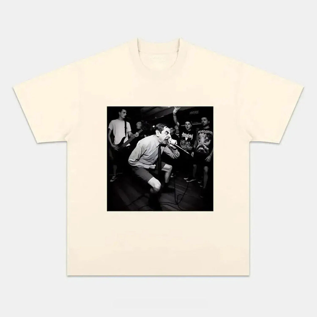 AQCHIC Mr. Bean Unisex Graphic Heavyweight Cotton Shirt