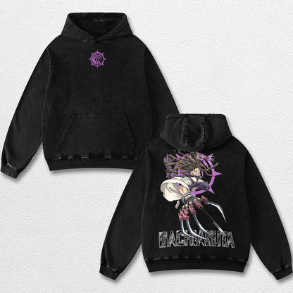 Retro Jabber - Gachiakuta Oversize Lightweight Acid Washed Hoodie Sweatshirt Tee, Anime Graphic Design Un – image 2