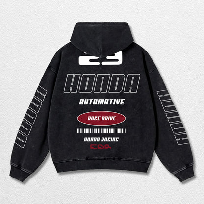 Retro Honda CBR Racing Washed Hoodie MotoGP World Champion Enthusiast Apparel Streetwear Racing Team Supe – image 2