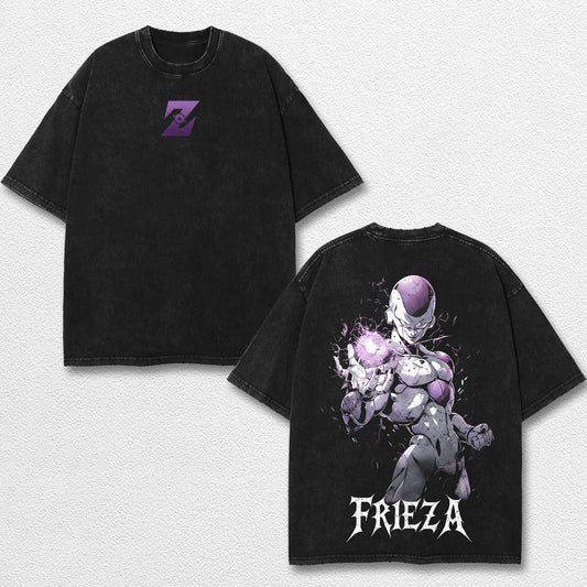 Retro Friera - Dragon Ball Z Oversize Lightweight Acid Washed Hoodie Sweatshirt Tee, Anime Graphic Design – image 1