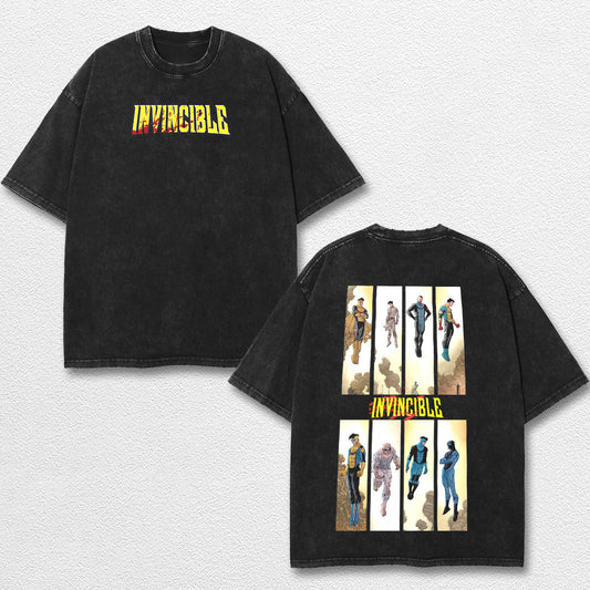 Retro Invincible War Mark Grayson Graphic Tee, Invincible MCU Animated Series T Shirt, Superhero Punch Co – image 1