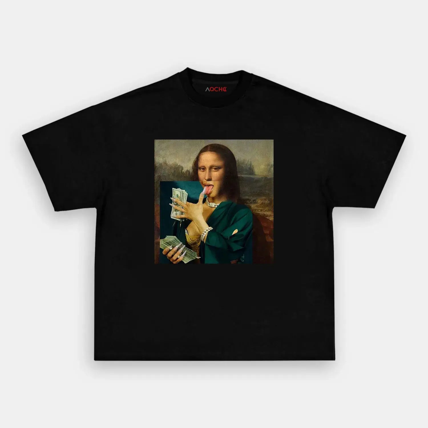 AQCHIC Mona Baddie Unisex Graphic Heavyweight Cotton Shirt