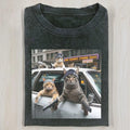 AQCHIC Outlaw Cat 3.24 2.0 Unisex Graphic Heavyweight Cotton Shirt