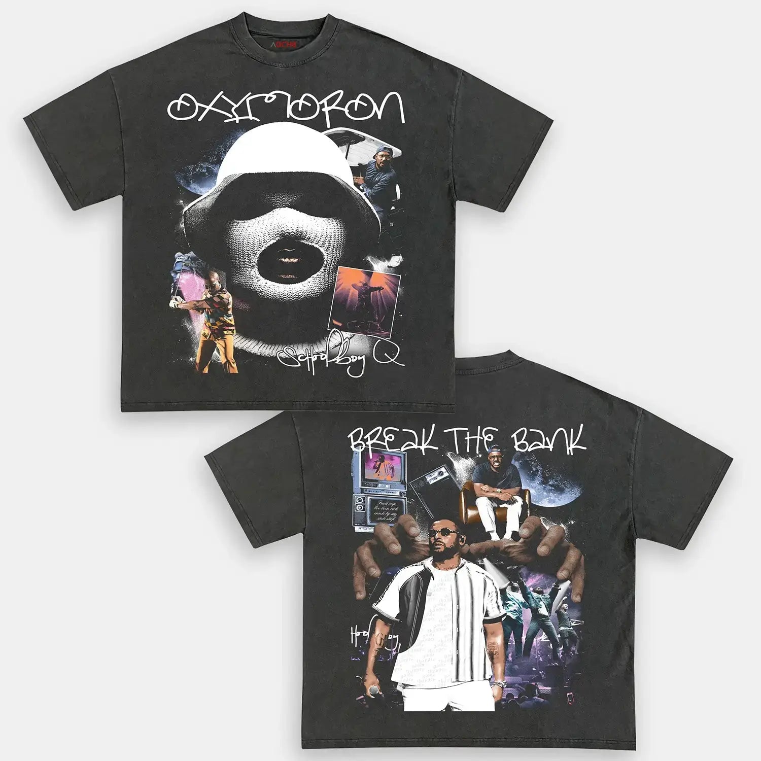 AQCHIC Oxymoron Unisex Graphic Heavyweight Cotton Shirt