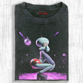 AQCHIC OCTOPUS NIGHTCLUB Unisex Graphic Heavyweight Cotton Shirt