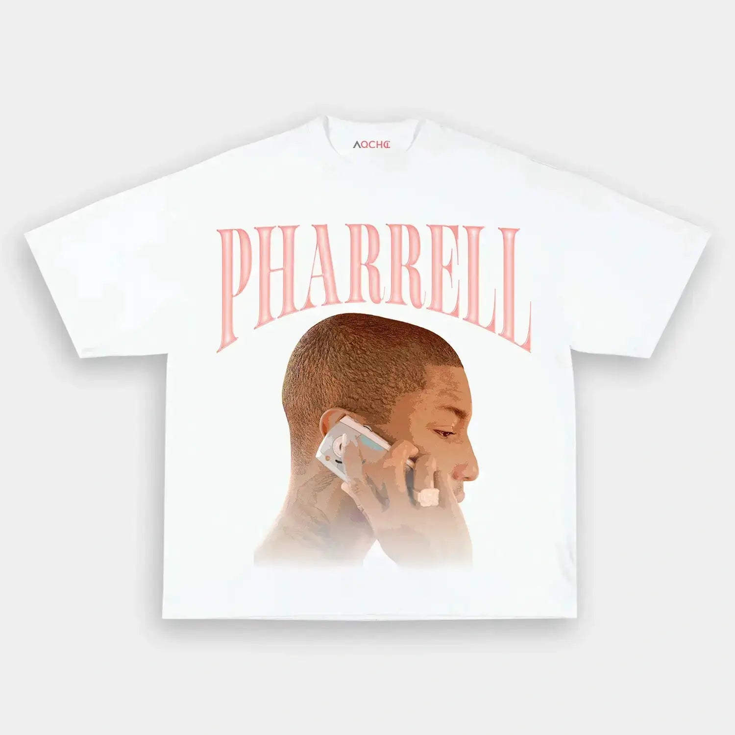 AQCHIC Pharrell Unisex Graphic Heavyweight Cotton Shirt