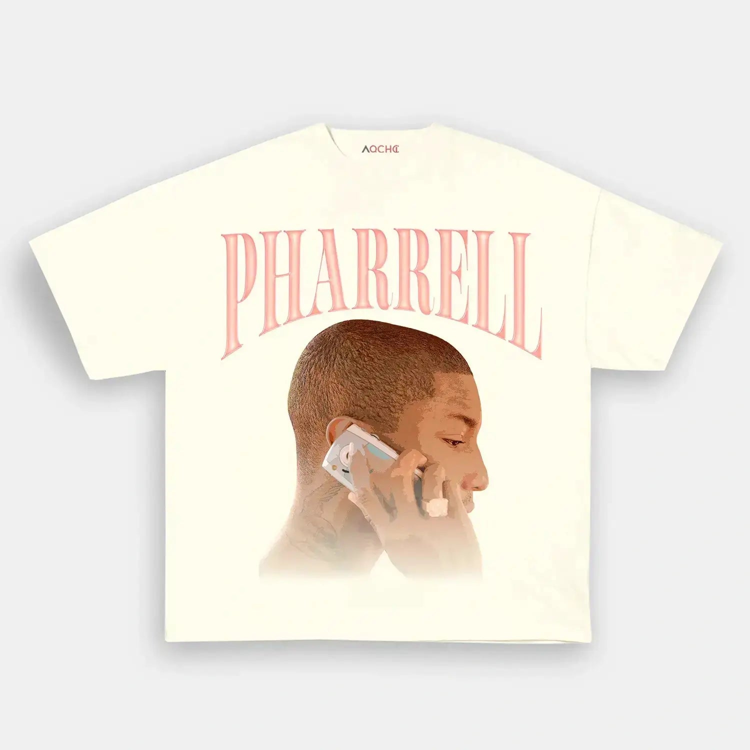 AQCHIC Pharrell Unisex Graphic Heavyweight Cotton Shirt