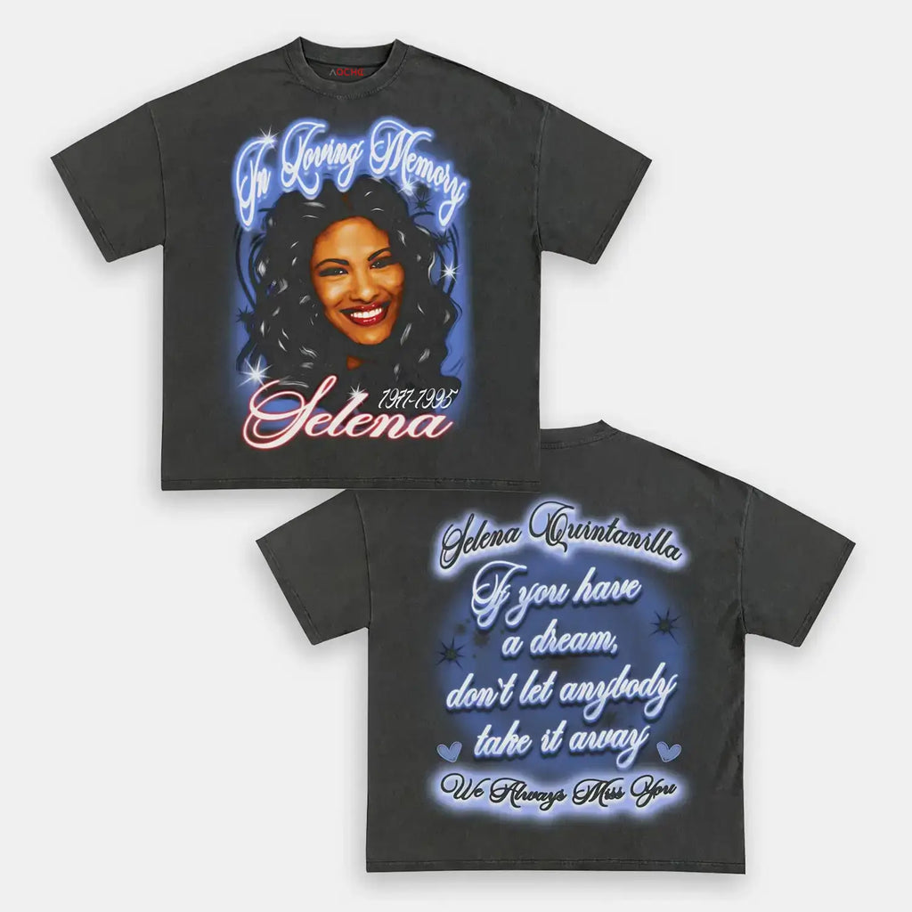 AQCHIC Selena 2 Unisex Graphic Heavyweight Cotton Shirt