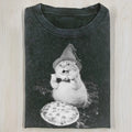 AQCHIC PIZZA LOVER Unisex Graphic Heavyweight Cotton Shirt