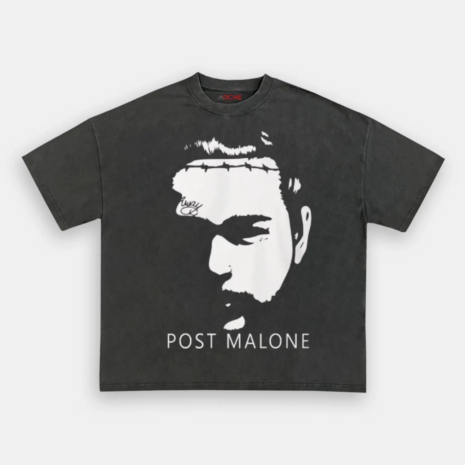 AQCHIC Post Malone V2 Unisex Graphic Heavyweight Cotton Shirt