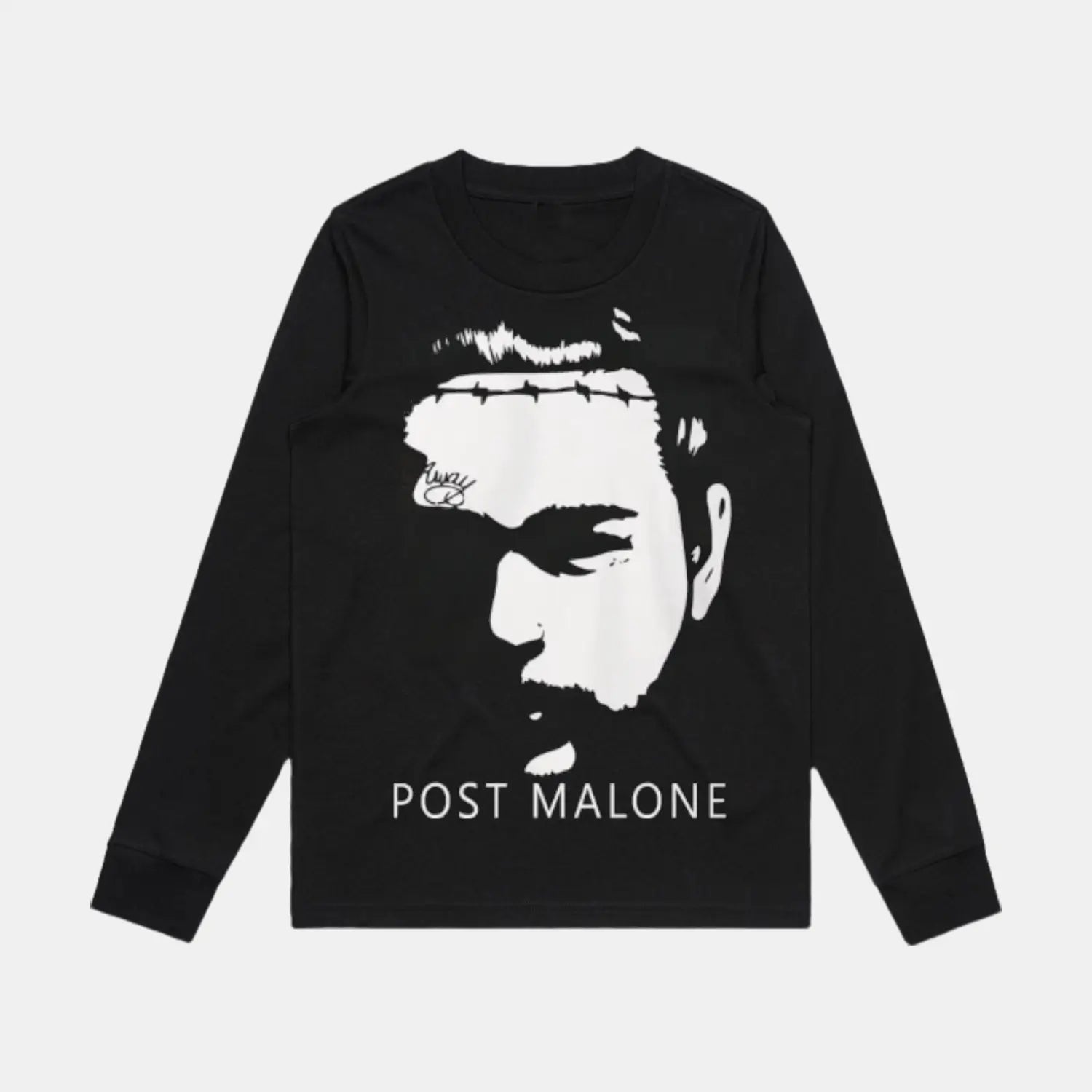 AQCHIC Post Malone V2 Unisex Graphic Heavyweight Cotton Shirt