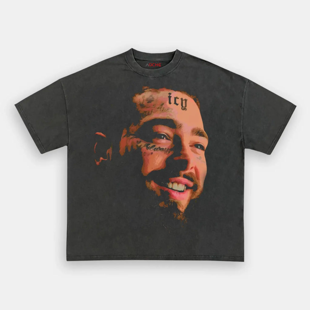 AQCHIC Post Malone V7 Unisex Graphic Heavyweight Cotton Shirt