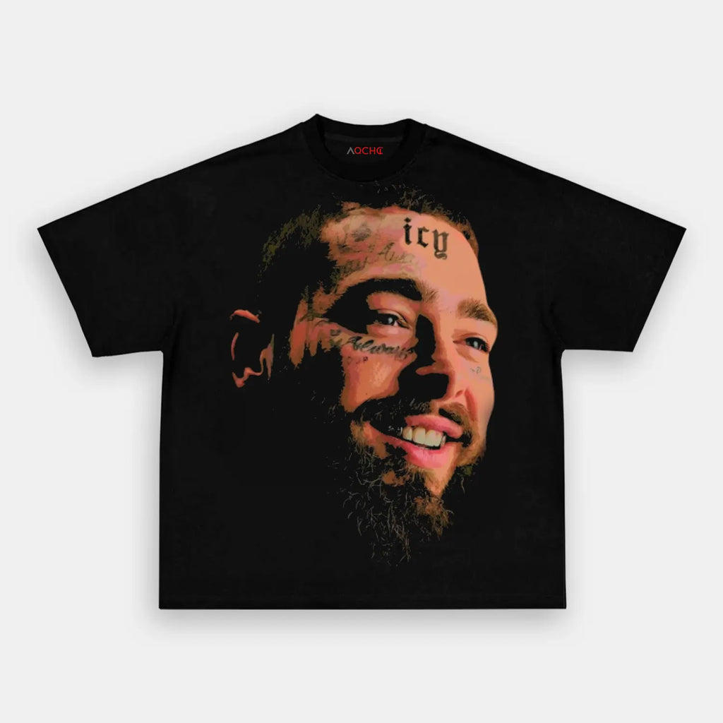 AQCHIC Post Malone V7 Unisex Graphic Heavyweight Cotton Shirt