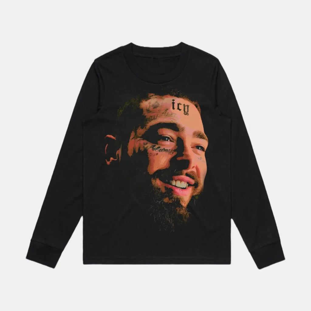 AQCHIC Post Malone V7 Unisex Graphic Heavyweight Cotton Shirt