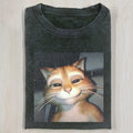AQCHIC PUSS IN BOOTS 1.0 Unisex Graphic Heavyweight Cotton Shirt