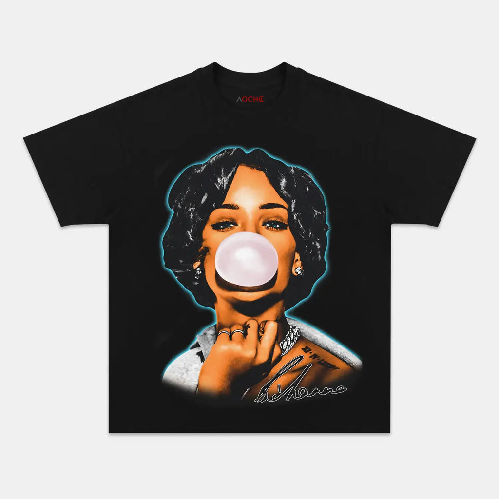 AQCHIC Rihanna V3 Unisex Graphic Heavyweight Cotton Shirt