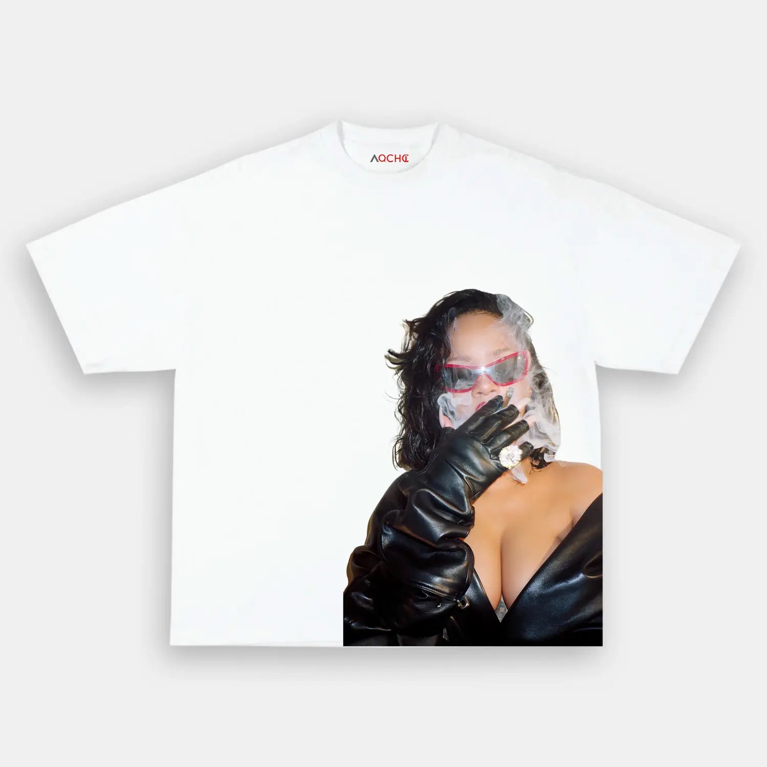 AQCHIC Rihanna V2 Unisex Graphic Heavyweight Cotton Shirt