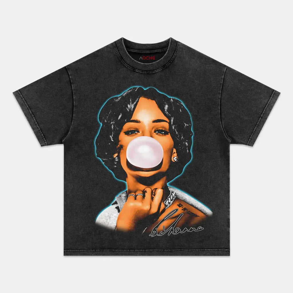 AQCHIC Rihanna V3 Unisex Graphic Heavyweight Cotton Shirt