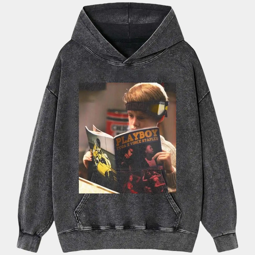 AQCHIC Reading Wear Unisex Graphic Heavyweight Cotton Shirt