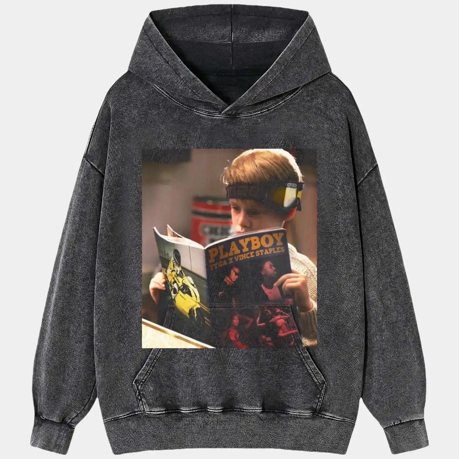AQCHIC Reading Wear Unisex Graphic Heavyweight Cotton Shirt