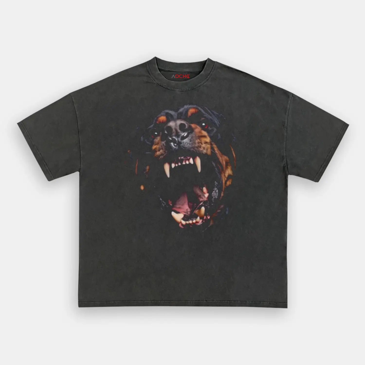AQCHIC Rottweiler Unisex Graphic Heavyweight Cotton Shirt