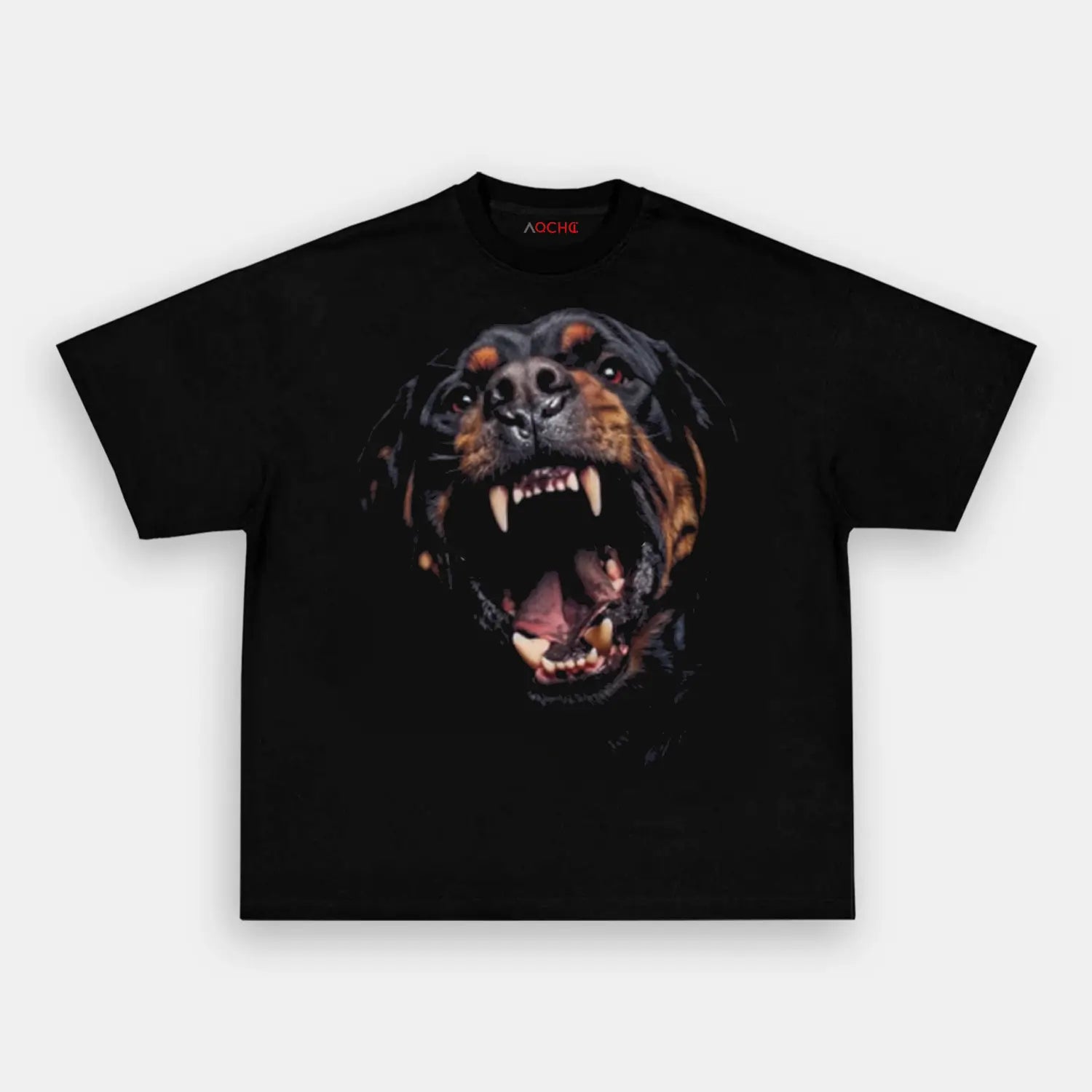 AQCHIC Rottweiler Unisex Graphic Heavyweight Cotton Shirt
