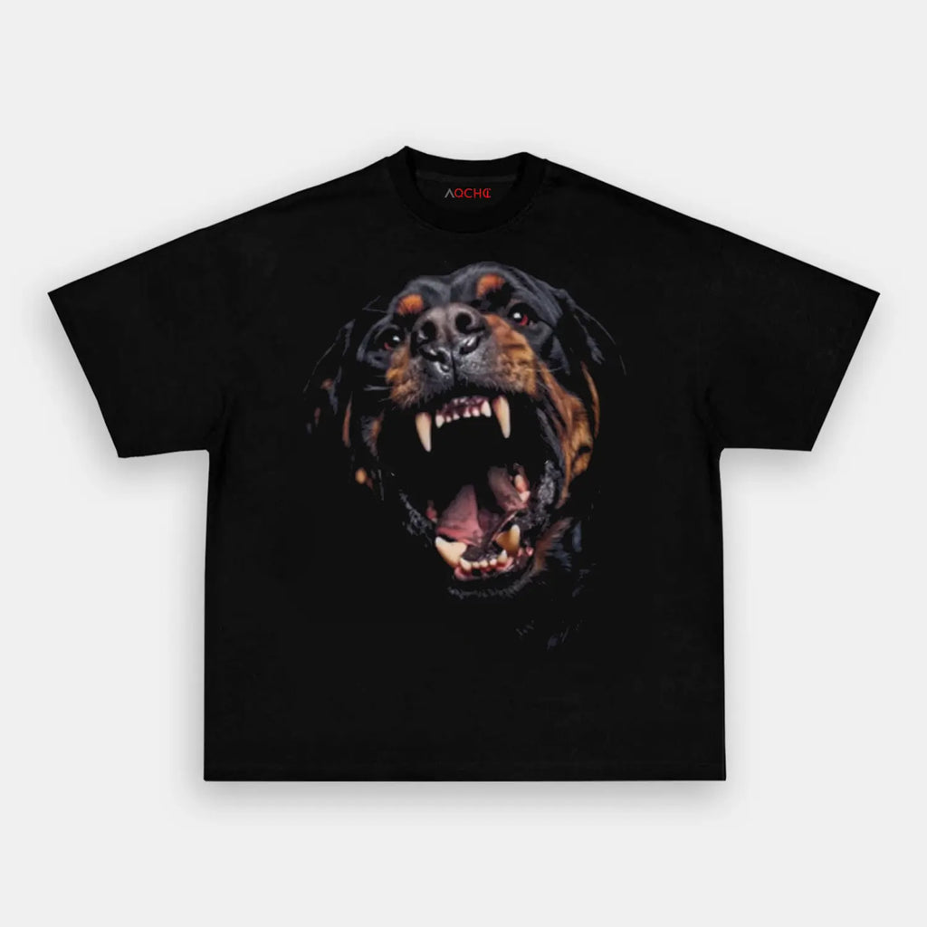 AQCHIC Rottweiler Unisex Graphic Heavyweight Cotton Shirt