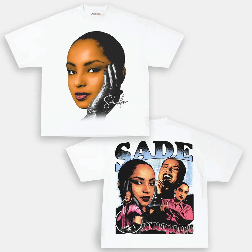 AQCHIC Sade V2 Unisex Graphic Heavyweight Cotton Shirt