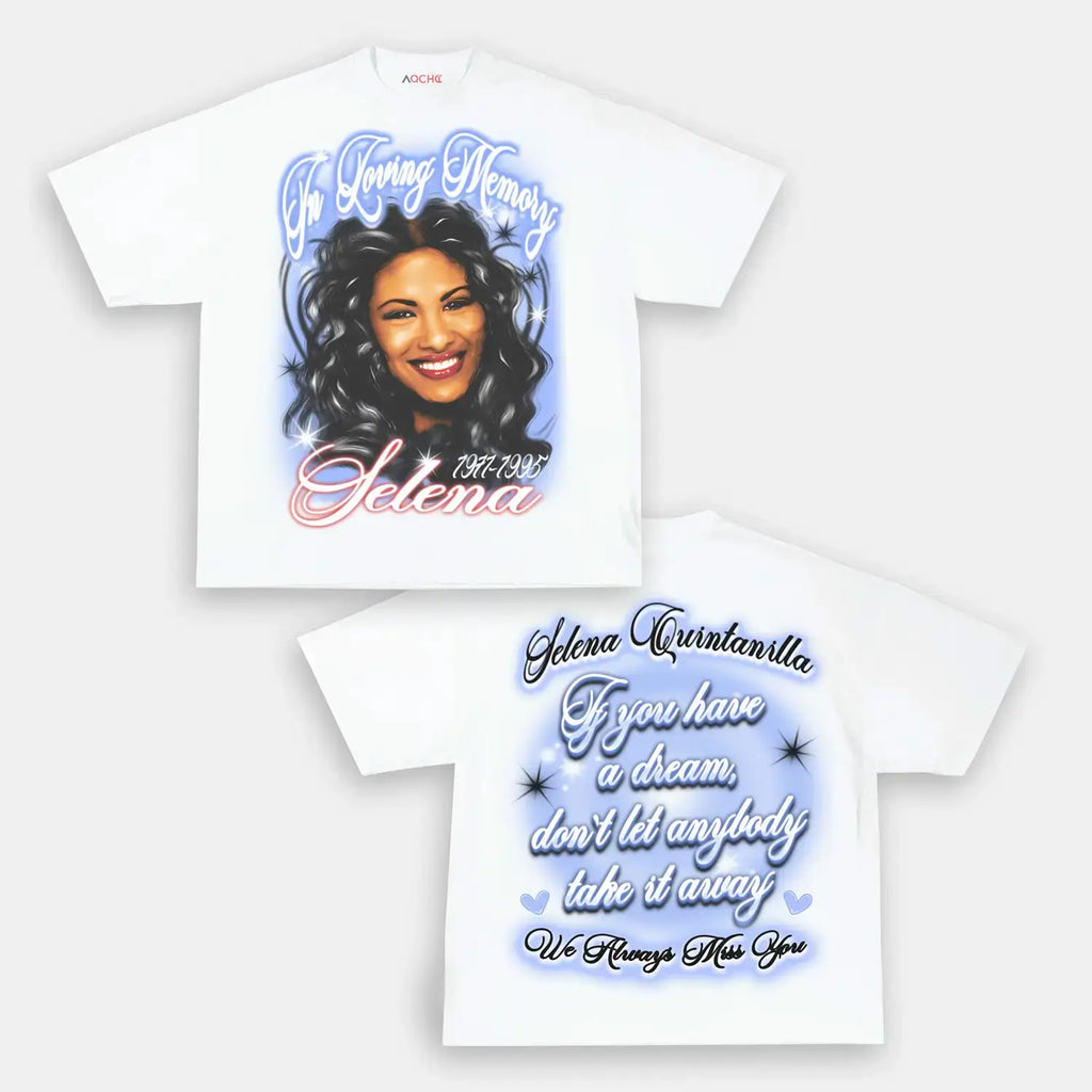 AQCHIC Selena 2 Unisex Graphic Heavyweight Cotton Shirt