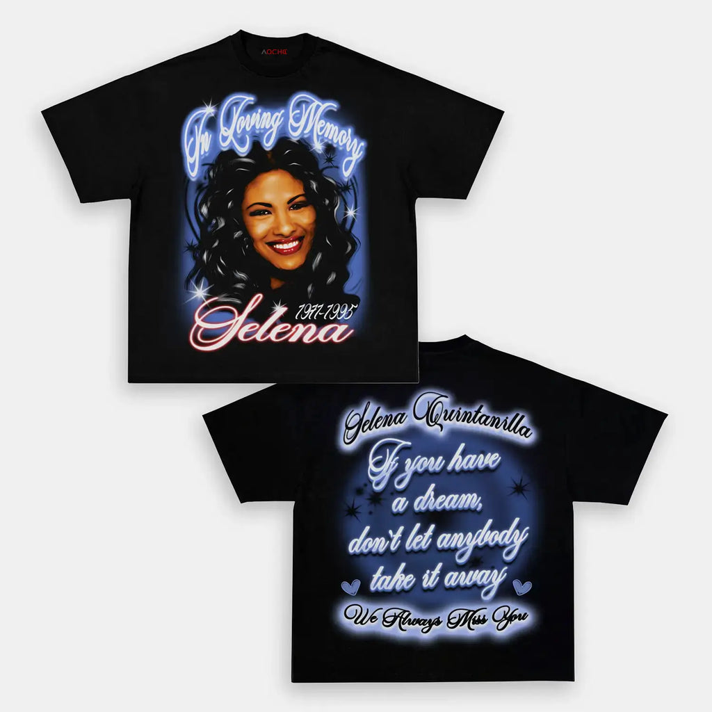 AQCHIC Selena 2 Unisex Graphic Heavyweight Cotton Shirt