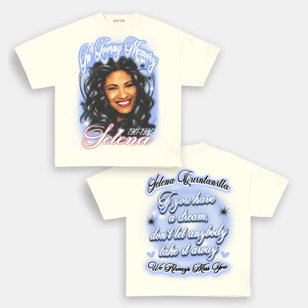 AQCHIC Selena 2 Unisex Graphic Heavyweight Cotton Shirt