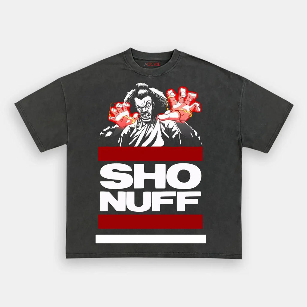 AQCHIC Sho Nuff Unisex Graphic Heavyweight Cotton Shirt