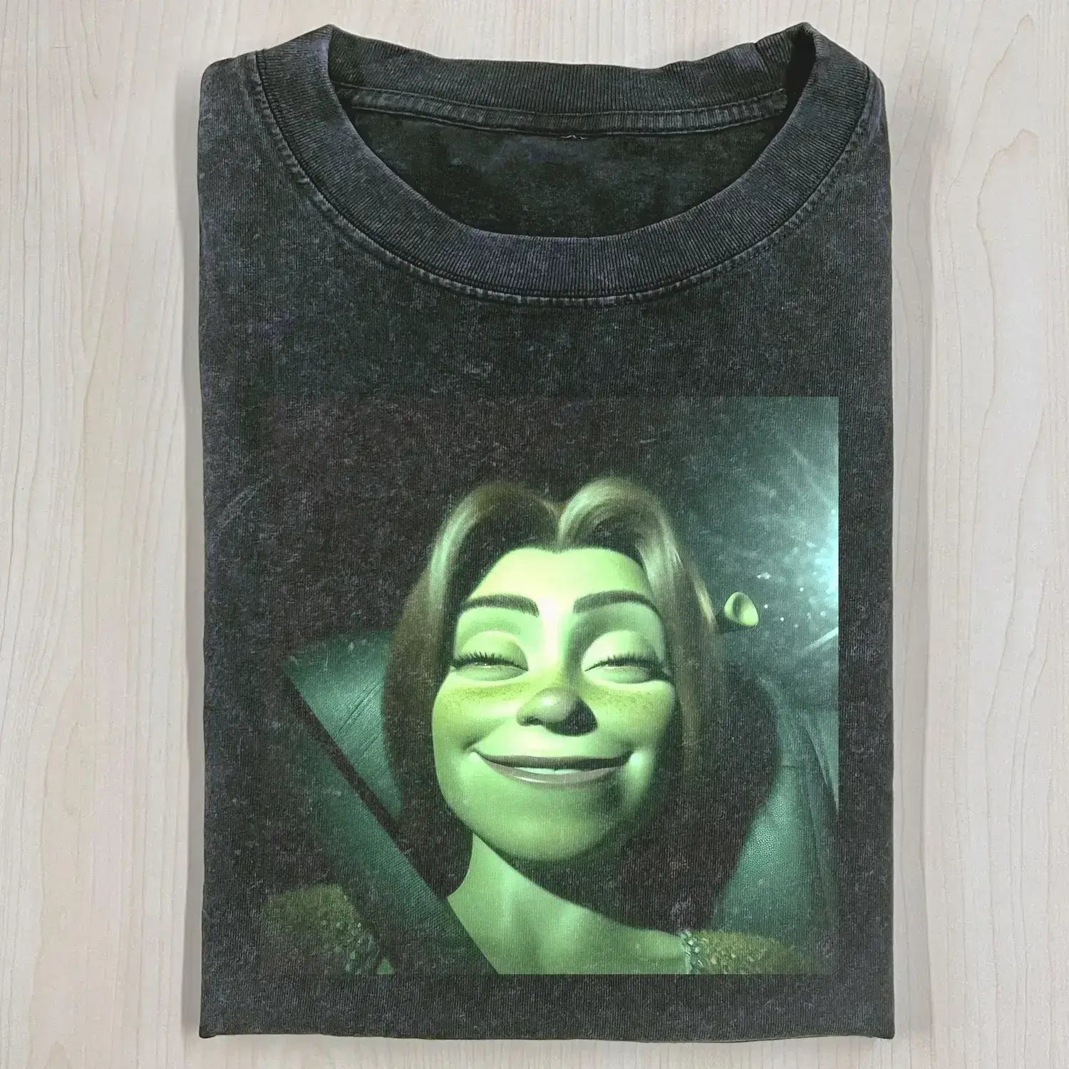 AQCHIC SHREK 2.0 Unisex Graphic Heavyweight Cotton Shirt