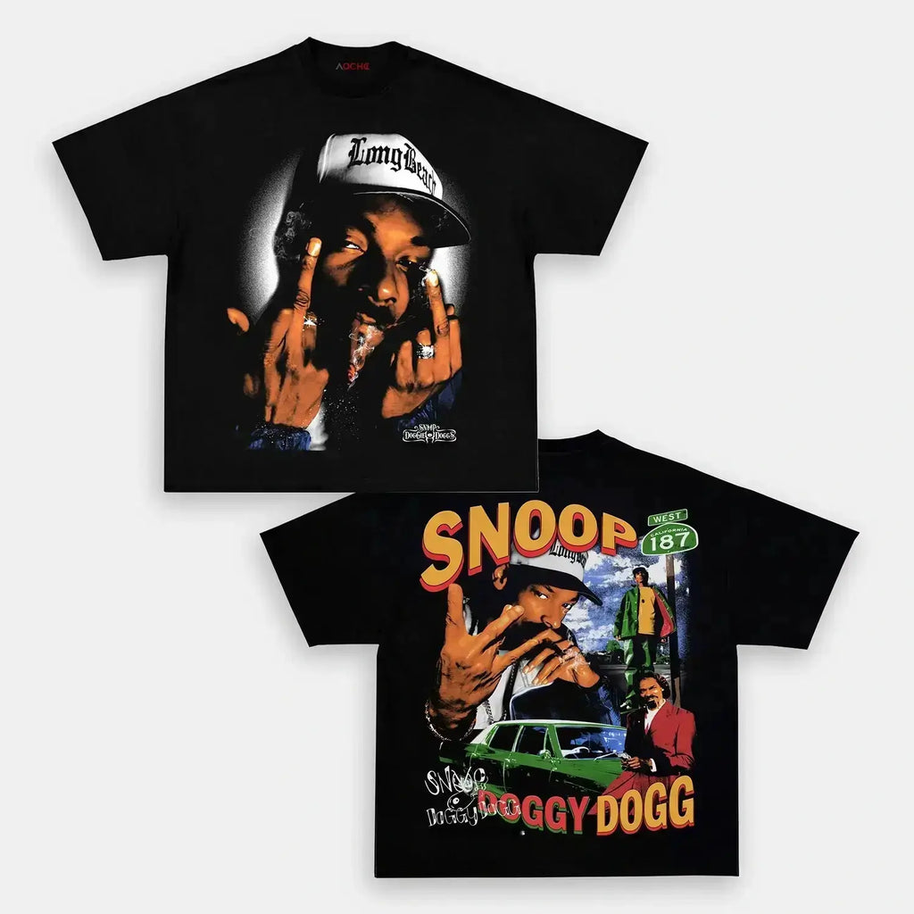 AQCHIC Snoop Dogg V2 Unisex Graphic Heavyweight Cotton Shirt