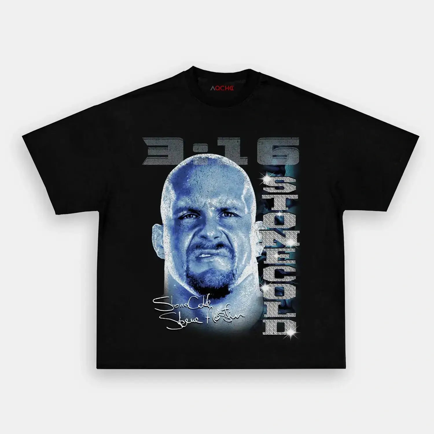 AQCHIC STONE COLD Unisex Graphic Heavyweight Cotton Shirt