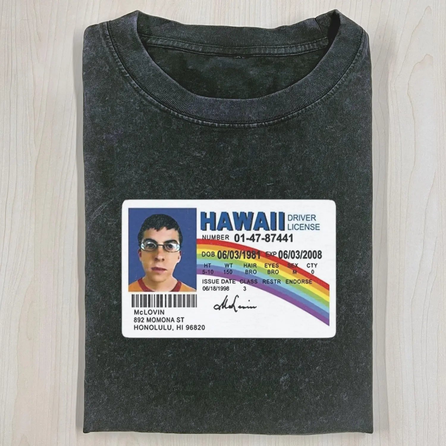 AQCHIC SUPERBAD 3.26 2.0 Unisex Graphic Heavyweight Cotton Shirt