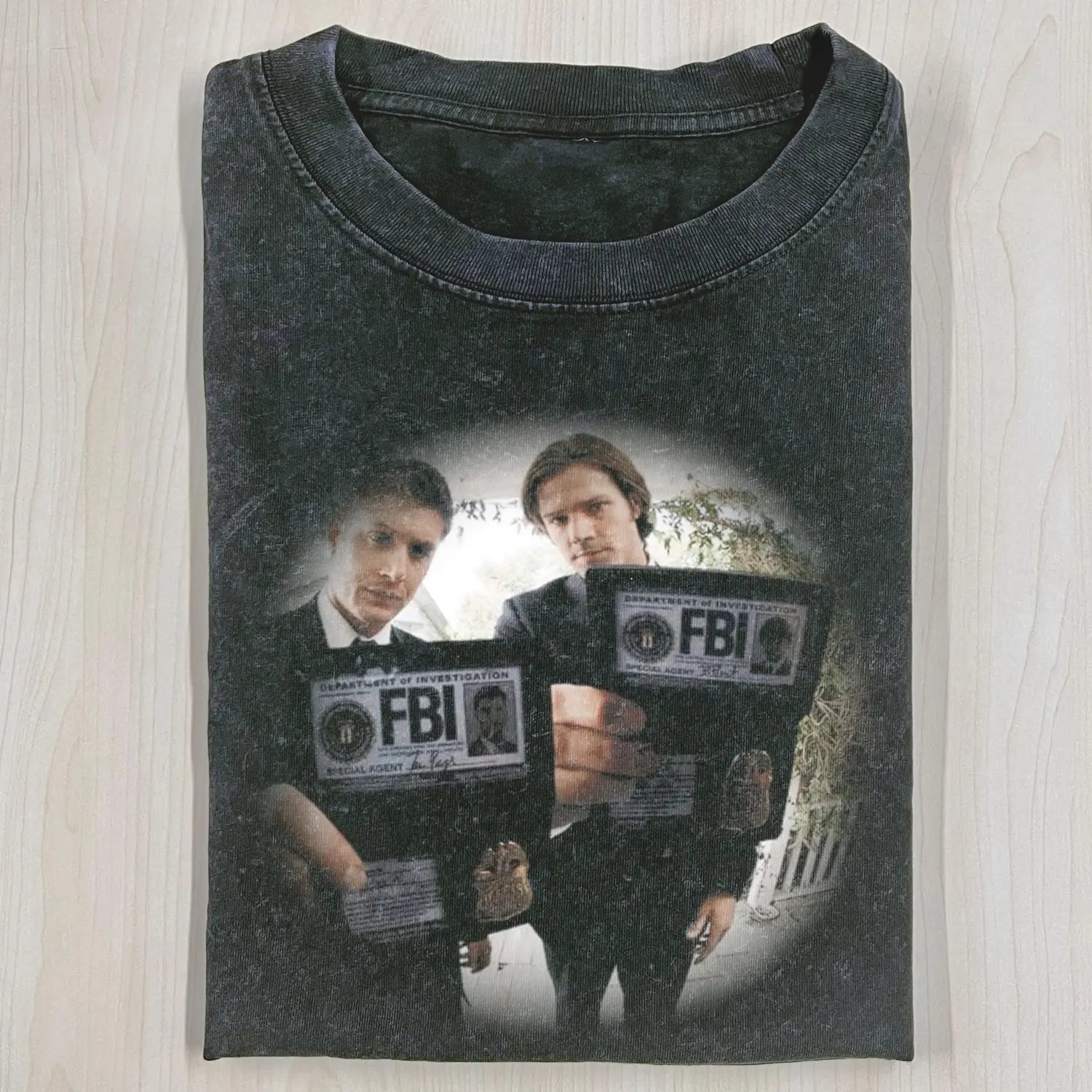 AQCHIC Supernatural 3.25 Unisex Graphic Heavyweight Cotton Shirt