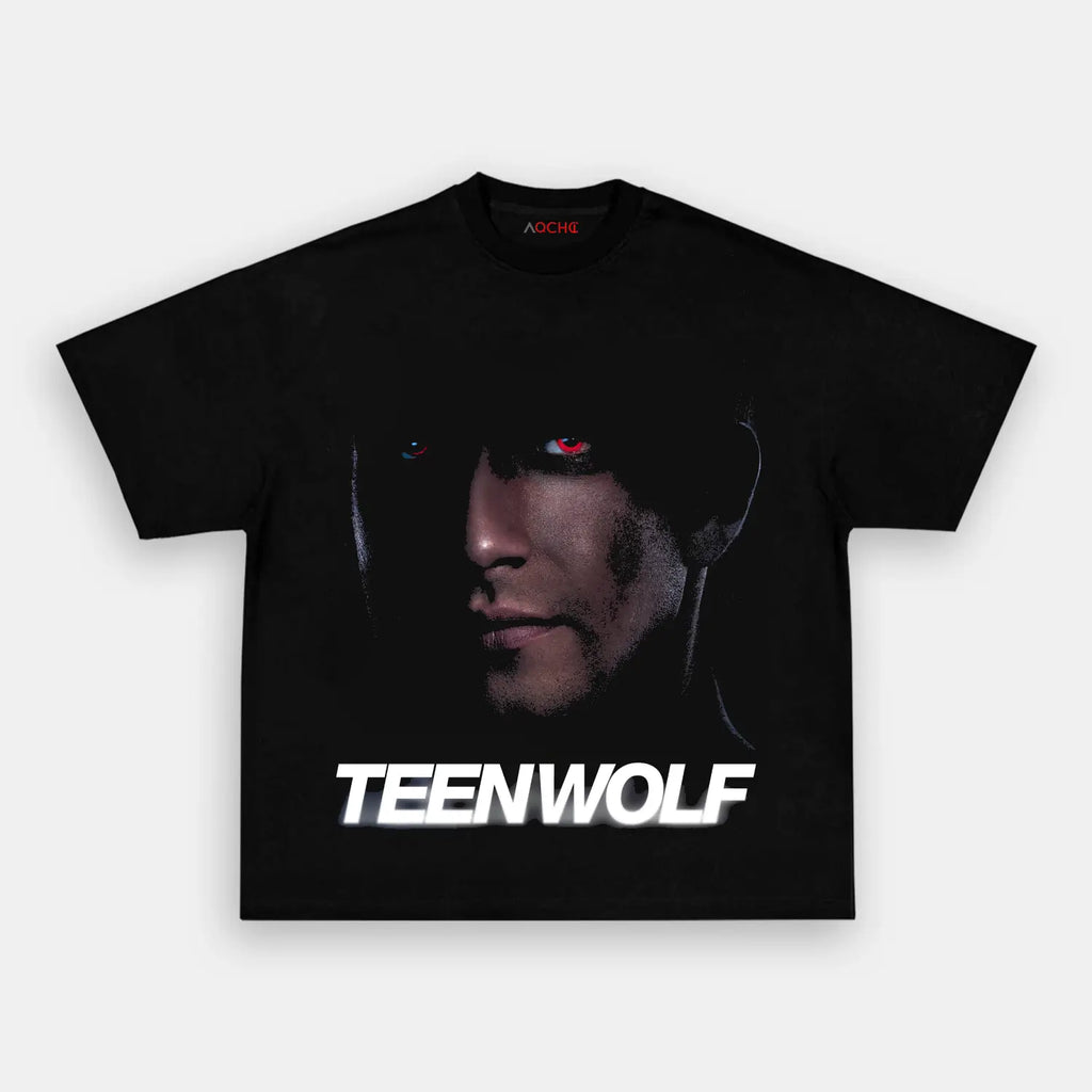 AQCHIC Teen Wolf V7 Unisex Graphic Heavyweight Cotton Shirt