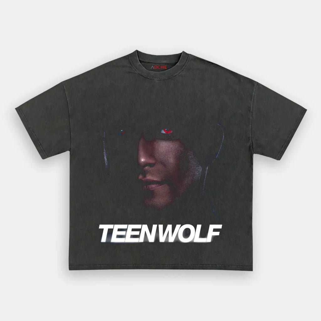 AQCHIC Teen Wolf V7 Unisex Graphic Heavyweight Cotton Shirt