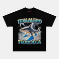 AQCHIC Tralalero Tralala Unisex Graphic Heavyweight Cotton Shirt